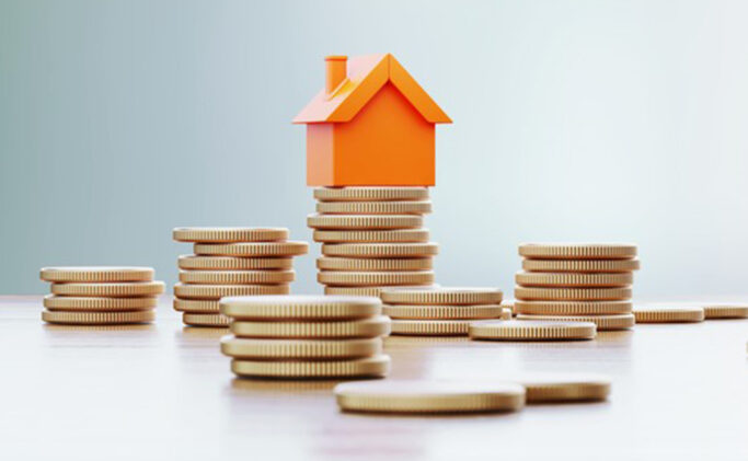 House on Coin Stacks