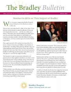 The Winter 202 edition of Bradley Hospital's newsletter, "The Bradley Bulletin."